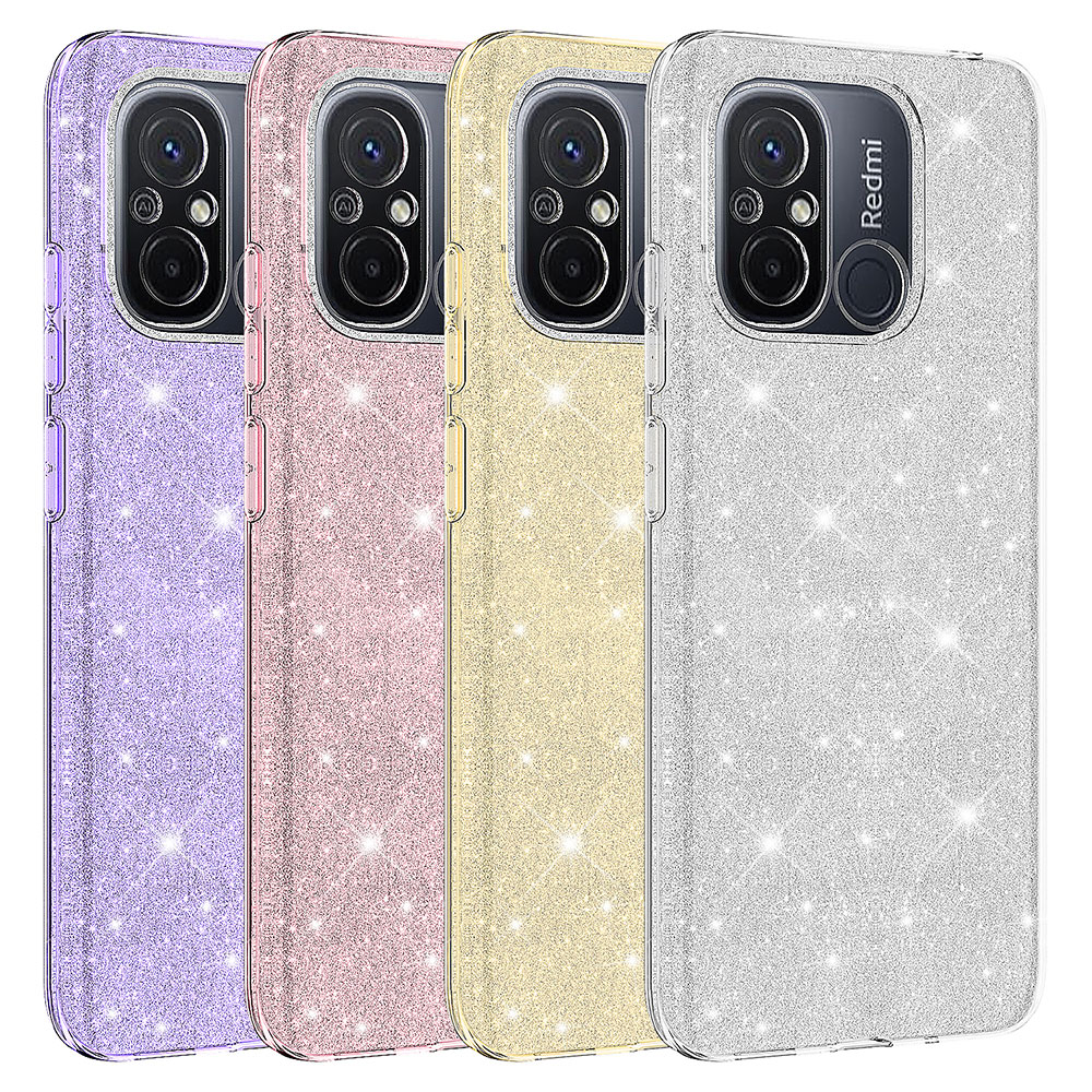 Xiaomi Redmi 12C Uyumlu Kılıf Zore Shining Silikon - 1