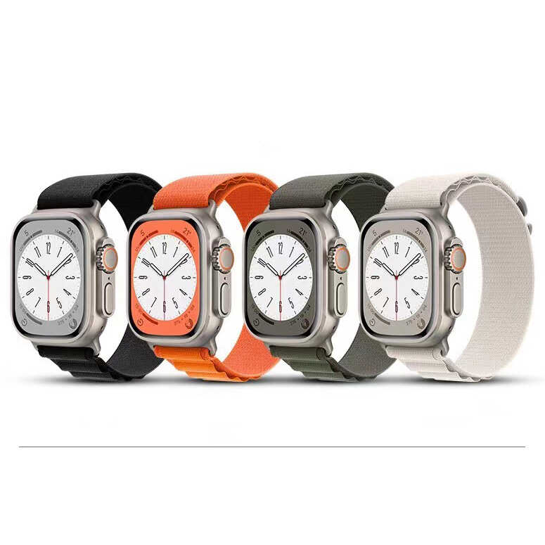 Apple Watch 7 41mm Uyumlu Zore KRD-74 Hasır Kordon - 2
