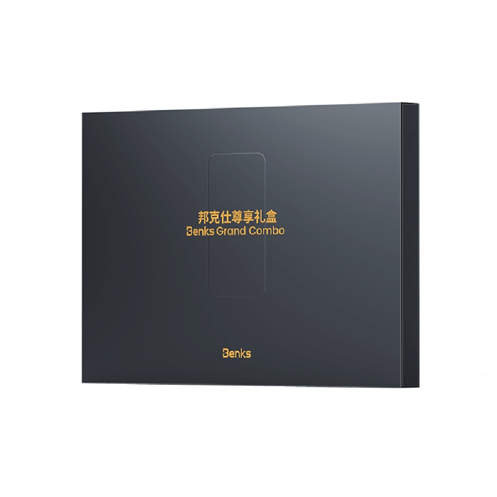 Apple iPhone 14 Pro Max Uyumlu Benks Grand Combo MFM01 3in1 Aksesuar Seti Kılıf-Ekran Koruyucu-Wireless Şarj Aleti - 2