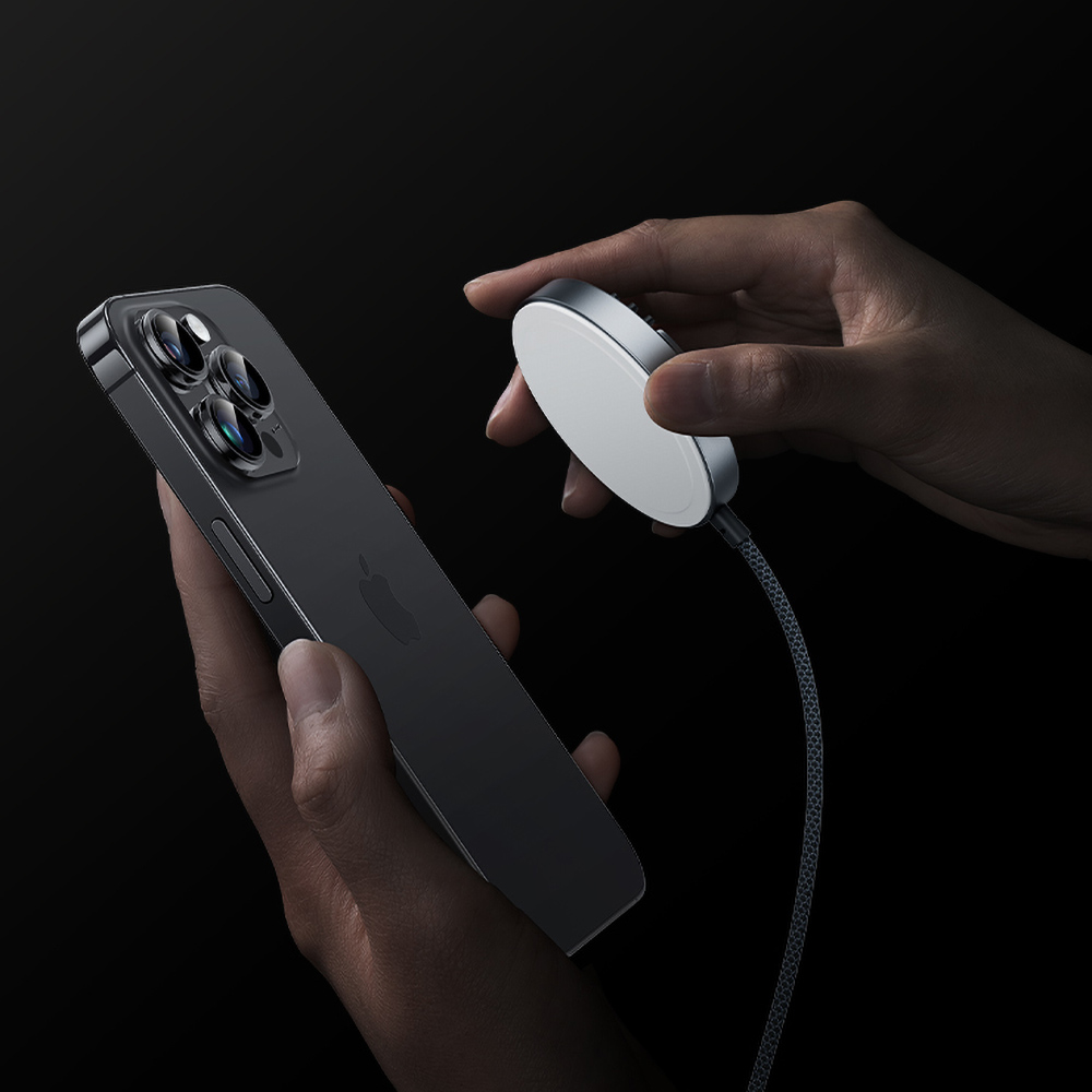 Apple iPhone 14 Pro Max Uyumlu Benks Grand Combo MFM01 3in1 Aksesuar Seti Kılıf-Ekran Koruyucu-Wireless Şarj Aleti - 5