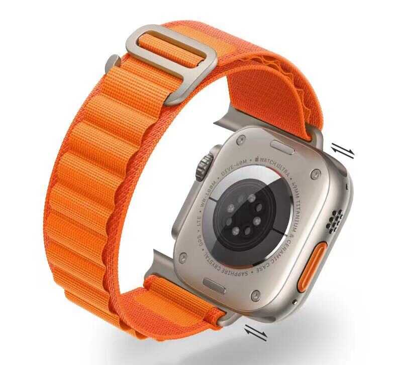 Apple Watch 7 41mm Uyumlu Zore KRD-74 Hasır Kordon - 8