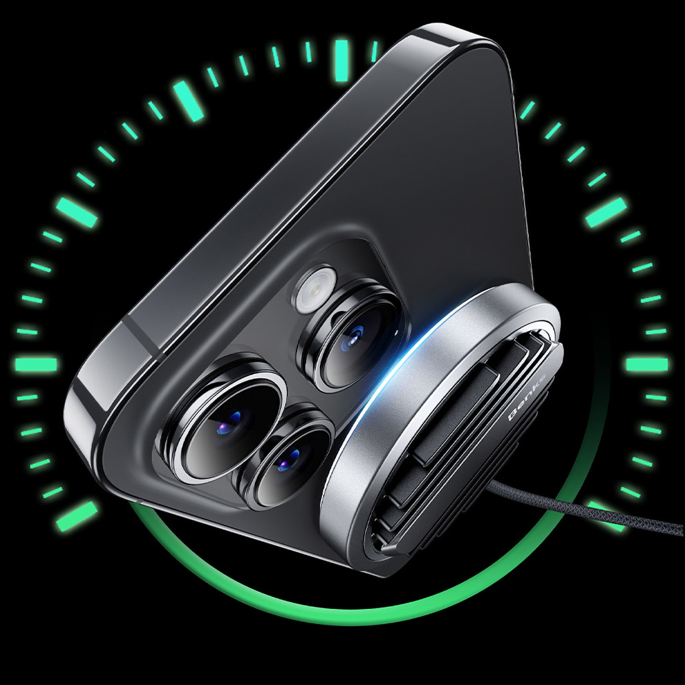 Apple iPhone 14 Pro Max Uyumlu Benks Grand Combo MFM01 3in1 Aksesuar Seti Kılıf-Ekran Koruyucu-Wireless Şarj Aleti - 11