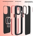 Apple iPhone 14 Pro Max Uyumlu Kılıf Magsafe Şarj Özellikli YoungKit 600D Kevlar Kapak - 5