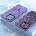 Apple iPhone 14 Pro Uyumlu Kılıf Mat Arka Yüzey Wireless Şarj Özellikli Zore Locik Kapak - 9