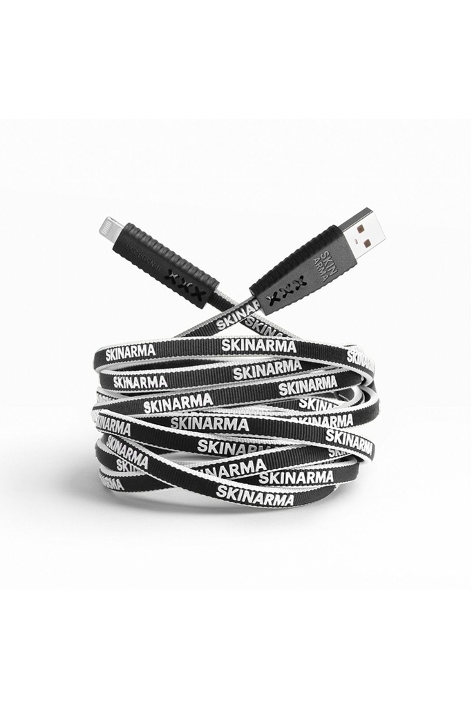 SkinArma USB-A to MFI Lightning Tenso Data ve Şarj Kablosu 3.0A 1.2 Metre