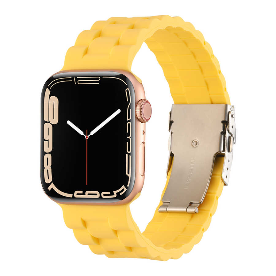 Apple Watch 38mm Uyumlu KRD-72 Silikon Kordon - 1
