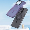 Apple iPhone 14 Pro Max Uyumlu Kılıf Mat Arka Yüzey Wireless Şarj Özellikli Zore Locik Kapak - 3