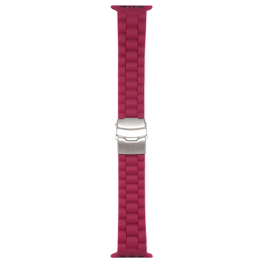 Apple Watch 7 45mm Uyumlu KRD-72 Silikon Kordon - 4