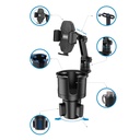 Go Des GD-HD566 360 Derece Dönebilen 2 in 1 Araç Telefon Tutucu Ve Bardak Tutucu - 1