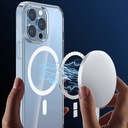 Apple iPhone 14 Plus Uyumlu Wiwu Magsafe Şarj Özellikli Lens Korumalı Şeffaf Silikon Kapak - 7