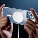 Apple iPhone 14 Plus Uyumlu Wiwu Magsafe Şarj Özellikli Lens Korumalı Şeffaf Silikon Kapak - 10