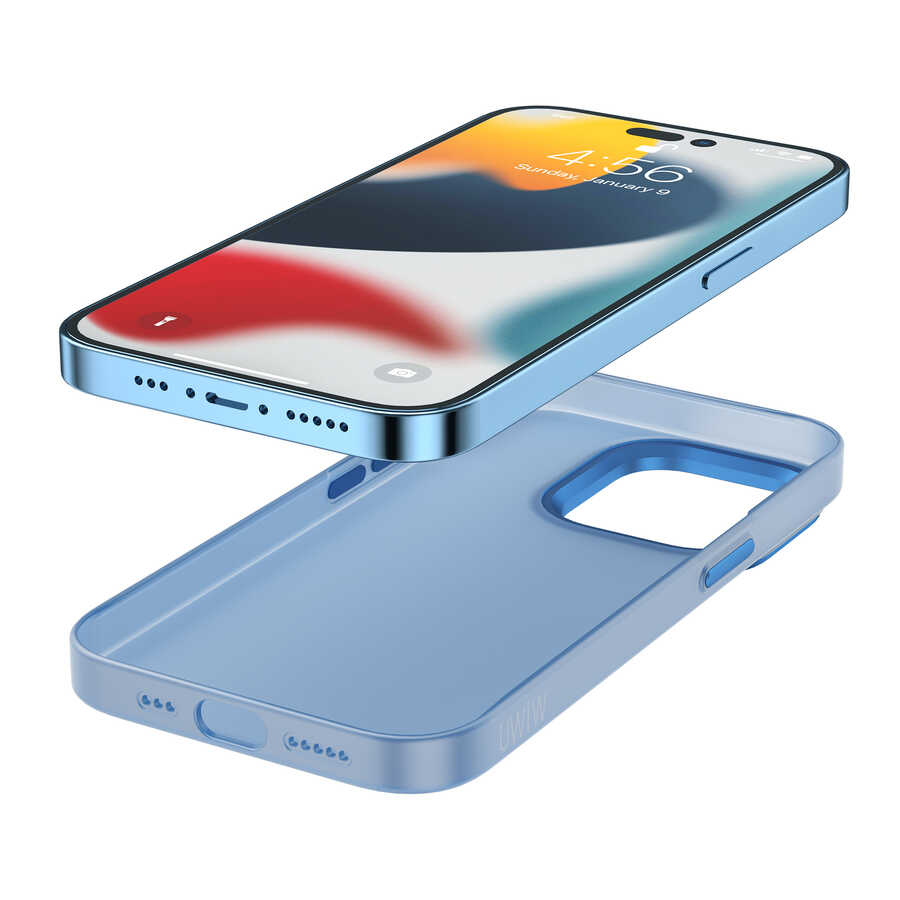 Apple iPhone 14 Pro Max Uyumlu Wiwu Frosted Magnetic Buzlu Sert PC Kapak - 1