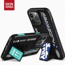 Apple iPhone 14 Uyumlu Kılıf SkinArma Standlı Deri Görünümlü Akarui Kapak