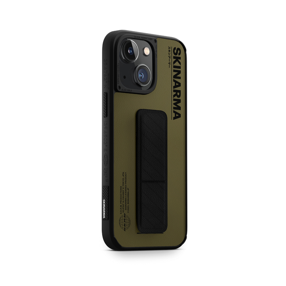 Apple iPhone 14 Uyumlu Kılıf SkinArma Standlı Deri Görünümlü Gyo Kapak - 7