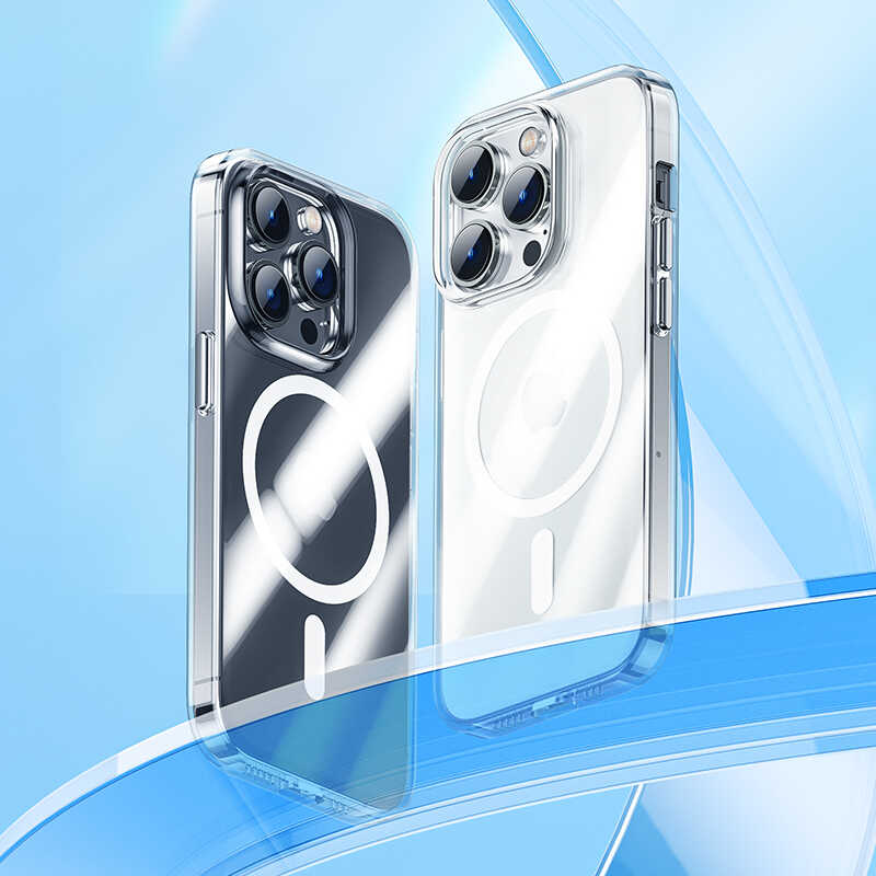 Apple iPhone 14 Pro Max Uyumlu Kılıf Benks ​​​​​​Crystal Series Clear Kapak Ekran Koruyucu Hediyeli - 2