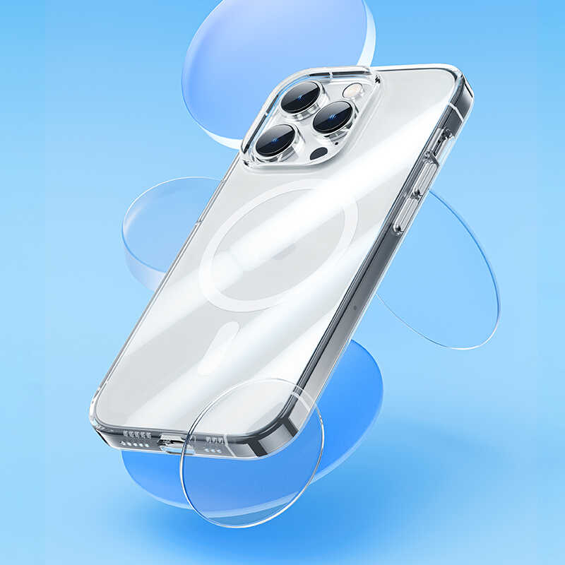 Apple iPhone 14 Pro Max Uyumlu Kılıf Benks ​​​​​​Crystal Series Clear Kapak Ekran Koruyucu Hediyeli - 4