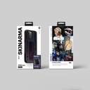 Apple iPhone 14 Plus Uyumlu Kılıf SkinArma Holografik Tasarımlı Standlı Deri Görünümlü Kira Kobai Kapak