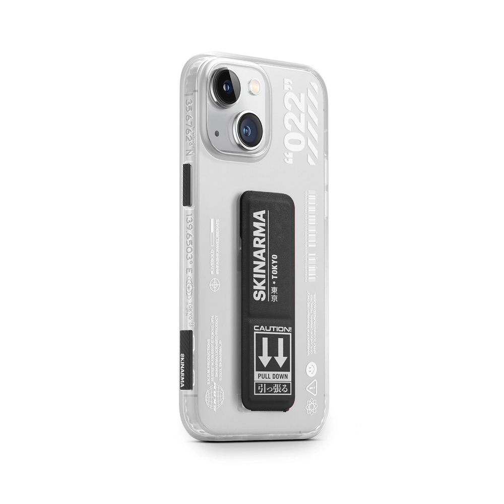 Apple iPhone 14 Plus Uyumlu Kılıf SkinArma Standlı Şeffaf Tasarımlı Taihi Sora Kapak - 3