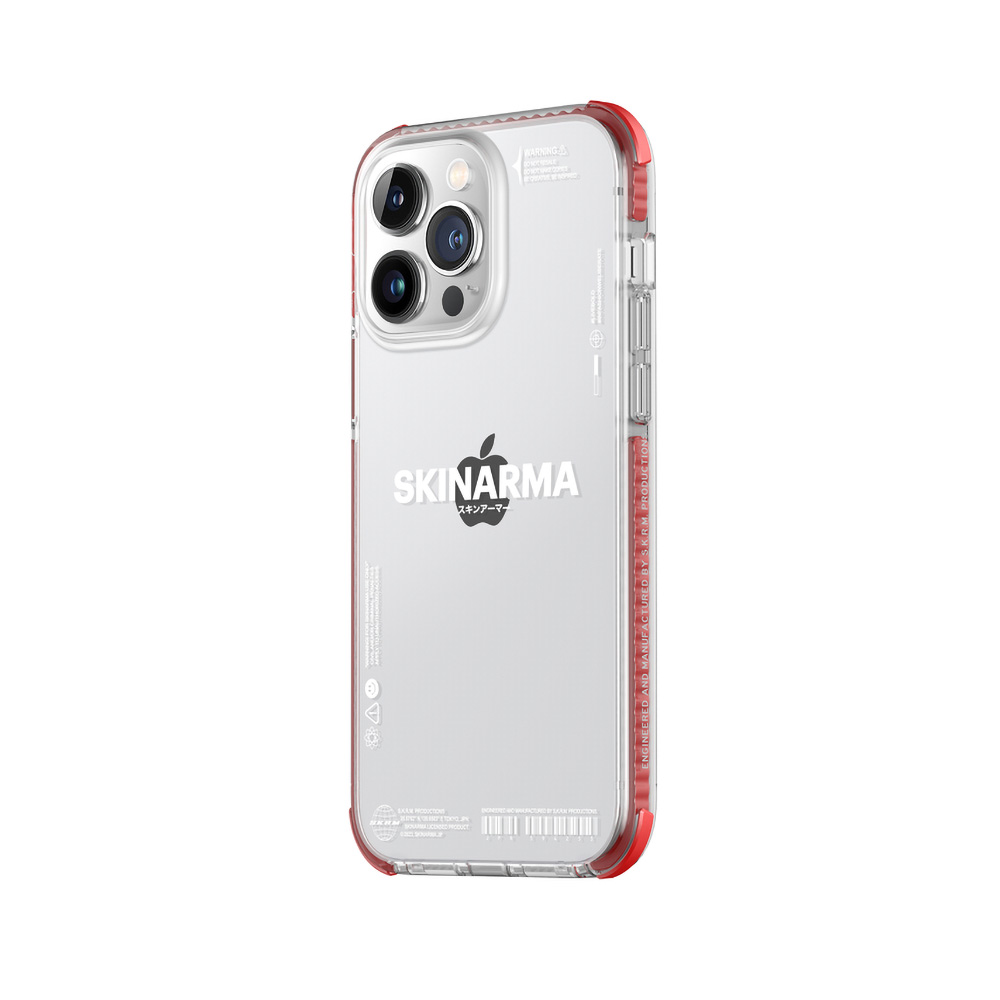 Apple iPhone 14 Pro Uyumlu Kılıf SkinArma Şeffaf Airbag Tasarımlı Iro Kapak - 8