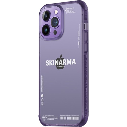 Apple iPhone 14 Pro Uyumlu Kılıf SkinArma Şeffaf Airbag Tasarımlı Iro Kapak