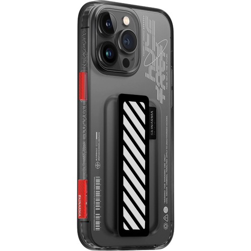 Apple iPhone 14 Pro Uyumlu Kılıf SkinArma Şeffaf Desenli Kaze Kapak