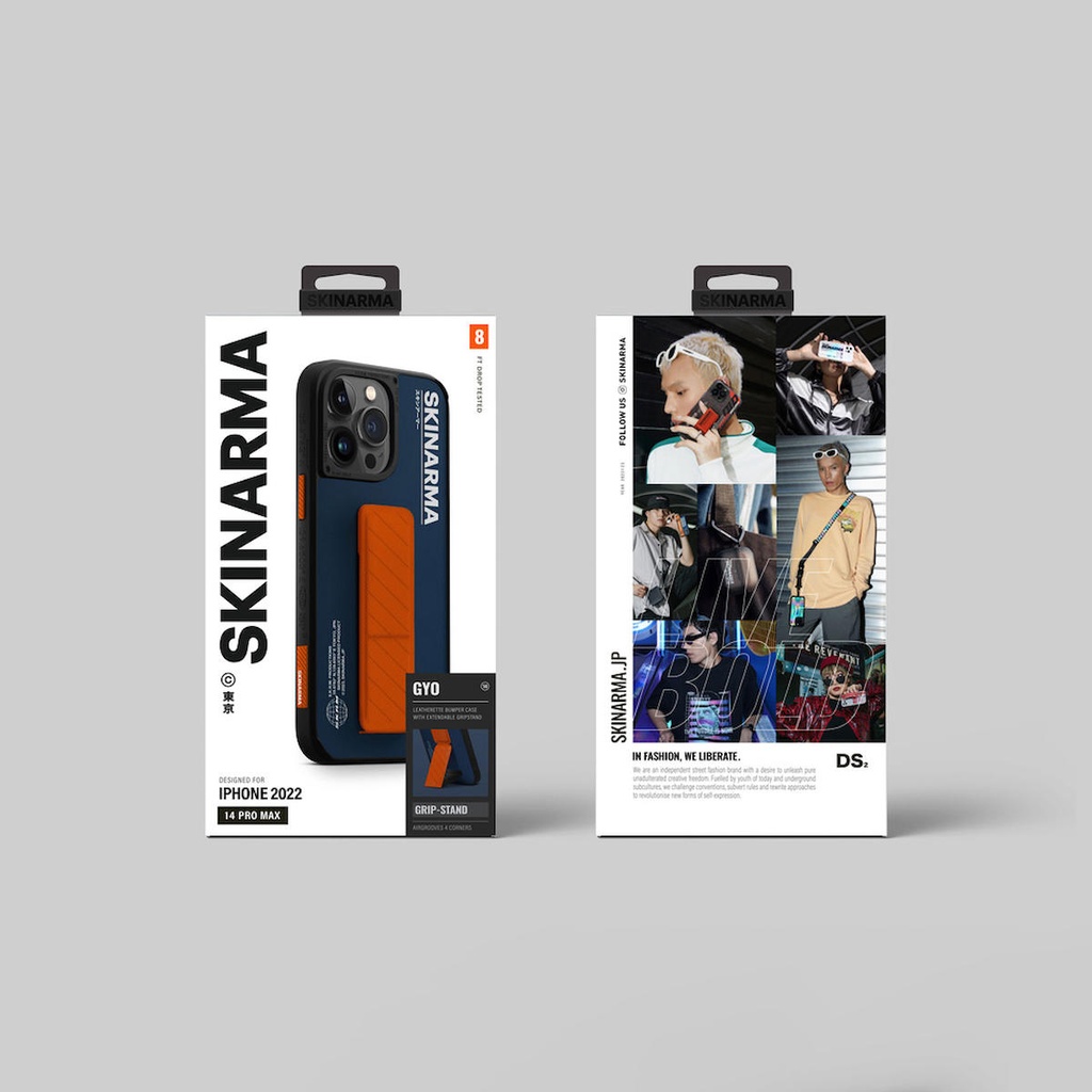 Apple iPhone 14 Pro Max Uyumlu Kılıf SkinArma Standlı Deri Görünümlü Gyo Kapak
