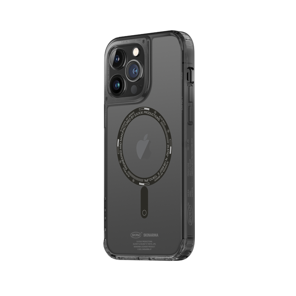 Apple iPhone 14 Pro Max Uyumlu Kılıf SkinArma Şeffaf Airbag Tasarımlı Magsafe Şarj Özellikli Saido Kapak - 4