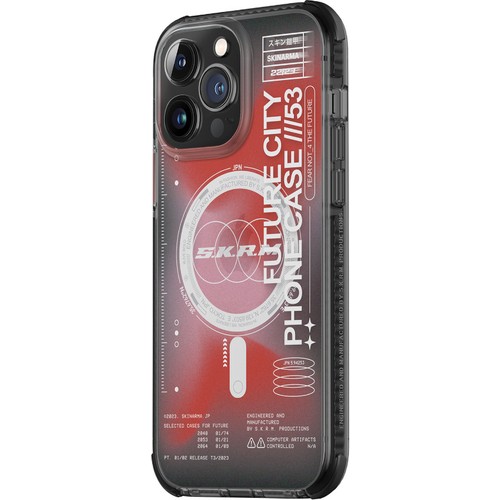 Apple iPhone 14 Pro Max Uyumlu Kılıf SkinArma Şeffaf Airbag Tasarımlı Magsafe Şarj Özellikli Shorai Kapak