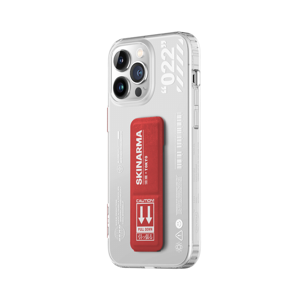 Apple iPhone 14 Pro Max Uyumlu Kılıf SkinArma Standlı Şeffaf Tasarımlı Taihi Sora Kapak - 9