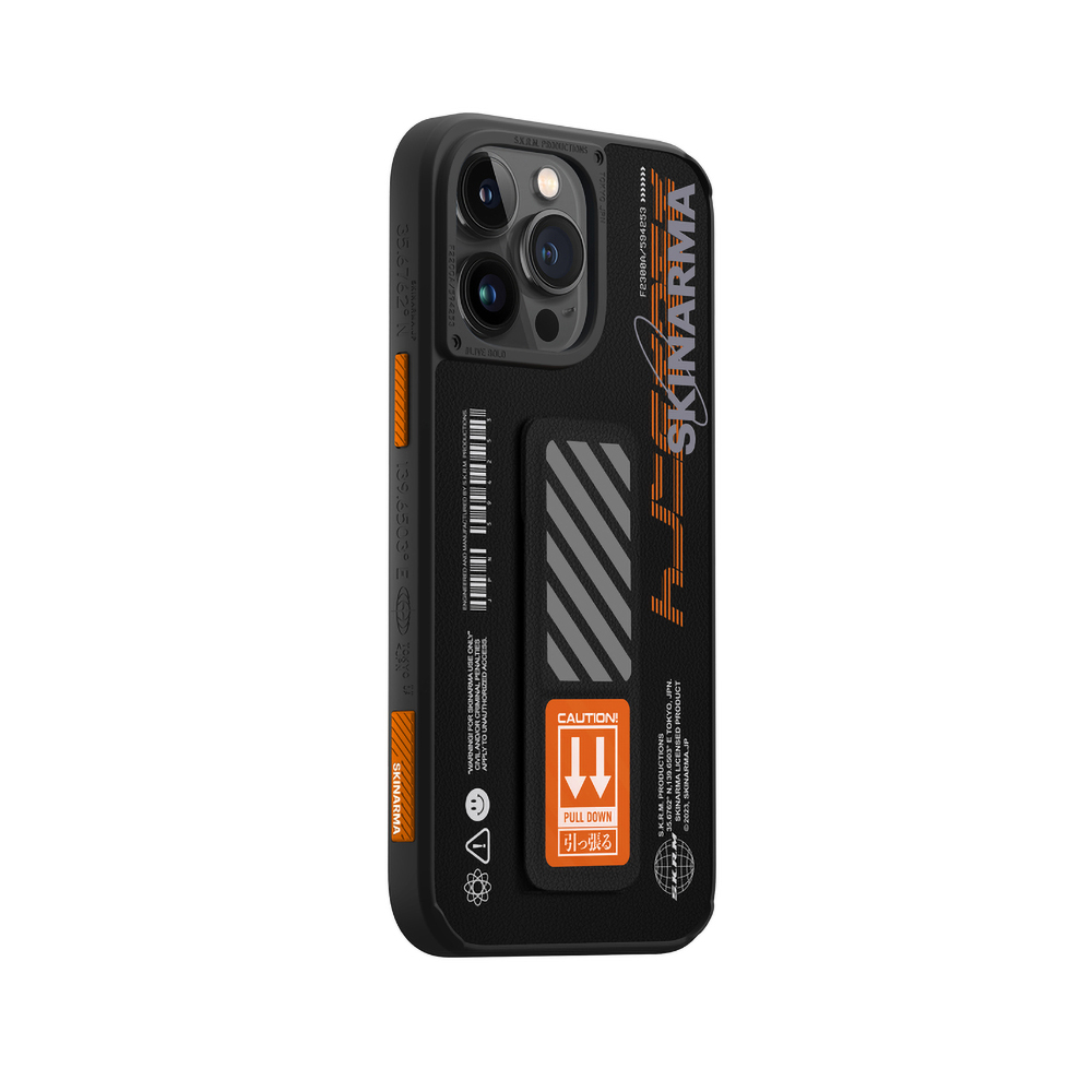 Apple iPhone 14 Pro Uyumlu Kılıf SkinArma Standlı Deri Görünümlü Shingoki Kapak - 2