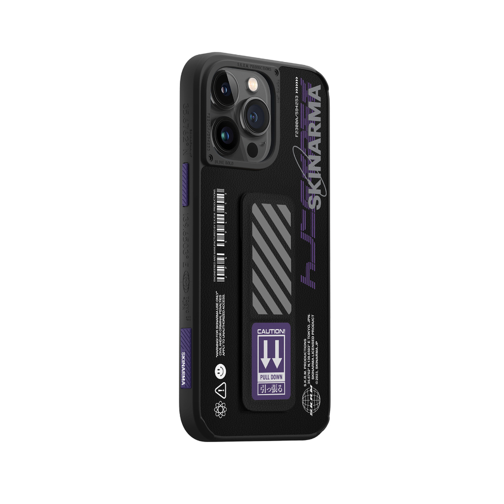 Apple iPhone 14 Pro Uyumlu Kılıf SkinArma Standlı Deri Görünümlü Shingoki Kapak - 6