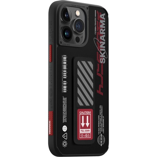 Apple iPhone 14 Pro Uyumlu Kılıf SkinArma Standlı Deri Görünümlü Shingoki Kapak