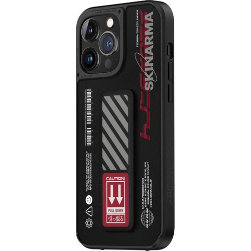 Apple iPhone 14 Pro Uyumlu Kılıf SkinArma Standlı Deri Görünümlü Shingoki Kapak