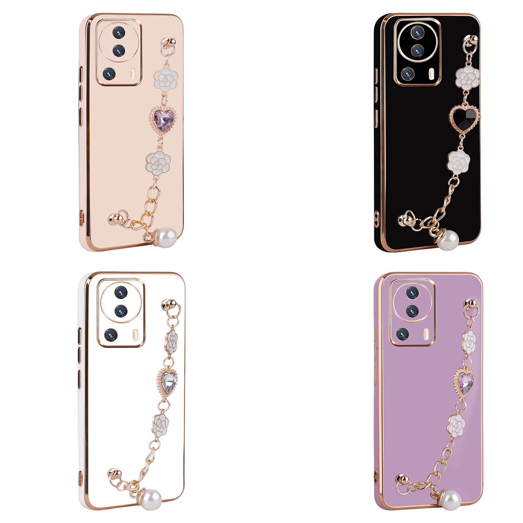 Xiaomi Mi 13 Lite Uyumlu Kılıf El Tutamaçlı Kamera Korumalı Zore Taka Silikon Kapak - 1