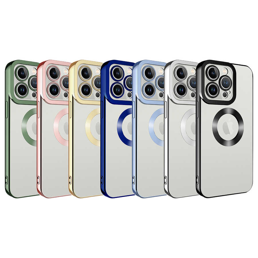 Apple iPhone 14 Pro Max Uyumlu Kılıf Kamera Korumalı Logo Gösteren Zore Omega Kapak - 1