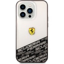 Apple iPhone 14 Pro Max Uyumlu Kılıf Ferrari Transparan Alt Kısım Baskılı Dizayn Kapak