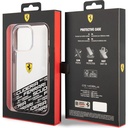 Apple iPhone 14 Pro Max Uyumlu Kılıf Ferrari Transparan Alt Kısım Baskılı Dizayn Kapak