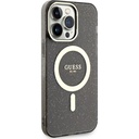 Apple iPhone 13 Pro Uyumlu Kılıf GUESS Magsafe Şarj Özellikli Glitter Kapak