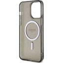 Apple iPhone 13 Pro Uyumlu Kılıf GUESS Magsafe Şarj Özellikli Glitter Kapak