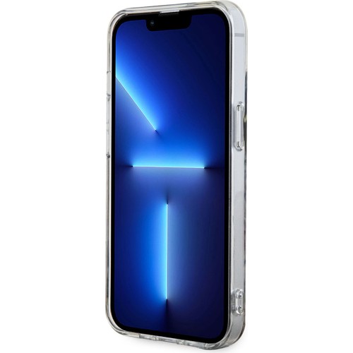 Apple iPhone 14 Uyumlu Kılıf GUESS Magsafe Şarj Özellikli Leopar Desenli Kapak