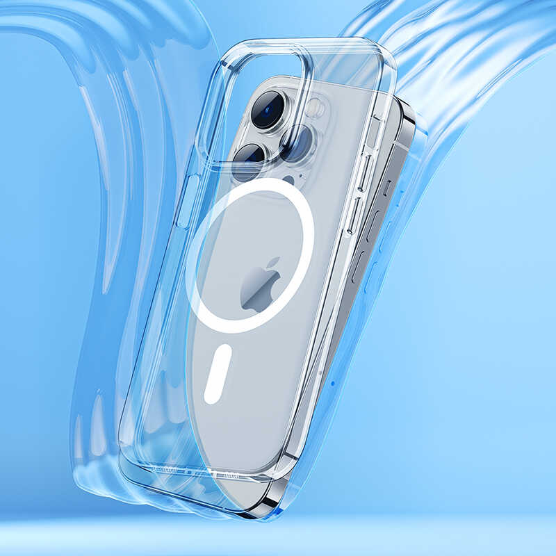 Apple iPhone 14 Pro Uyumlu Kılıf Benks ​​​​​​Crystal Series Clear Kapak Ekran Koruyucu Hediyeli - 1