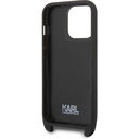 Apple iPhone 14 Pro Uyumlu Kılıf Karl Lagerfeld Boyun Askılı Karl Dizayn Kapak