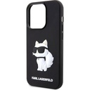 Apple iPhone 14 Pro Max Uyumlu Kılıf Karl Lagerfeld 3D Rubber Choupette Dizayn Kapak