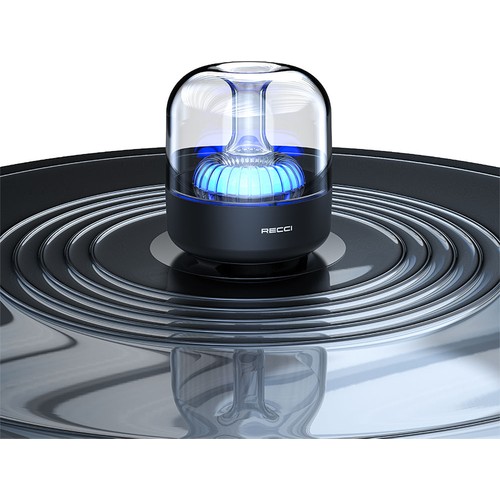 Recci RSK-W31 Amber Serisi FM/TF/AUX Hi-Fi RGB Işıklı Wireless Bluetooth 5.0 Speaker Hoparlör 5W 500mAh