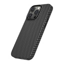 Apple iPhone 14 Pro Uyumlu Kılıf ​​​​​Wiwu Karbon Fiber Görünümlü Magsafe Wireless Şarj Özellikli Kabon Kapak - 8