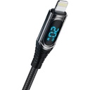 Recci RTC-P21CLPD Ghost Serisi 20W Hızlı Şarj Özellikli Type-C To Lightning PD Kablo 1.2M