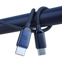 Recci RS09CCPD Crystal Serisi 100W Hızlı Şarj Özellikli Type-C To Type-C PD Kablo 1.2M