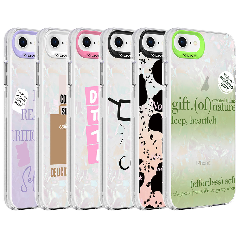 Apple iPhone SE 2020 Uyumlu Kılıf Mermer Desenli Zore Marbello Kapak - 1