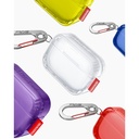 Apple Airpods Pro 2 Uyumlu Kılıf SkinArma Şeffaf Renkli Airbagli Tasarım Saido Kılıf