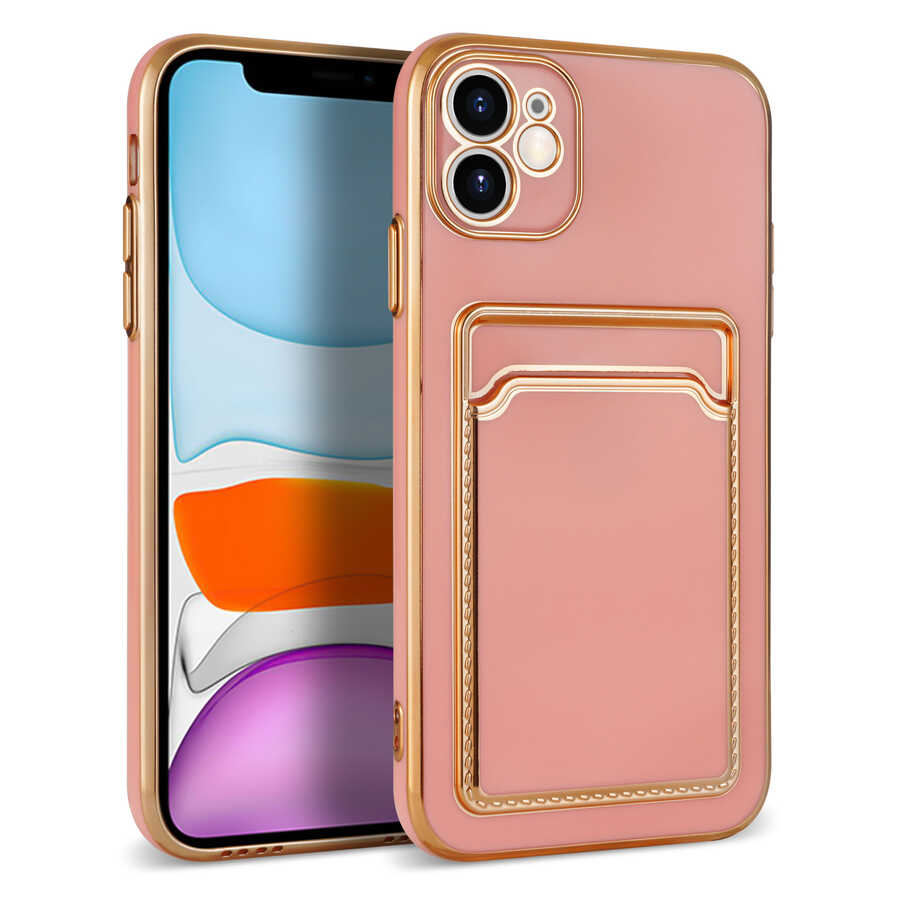 Apple iPhone 11 Uyumlu Kılıf Zore Bark Kartlıklı Kapak - 1